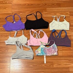 Ivivva Sports Bra Collection - Purple, Black, Pink, Gray, Blue